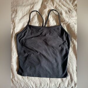 Black Jcrew yoga top.